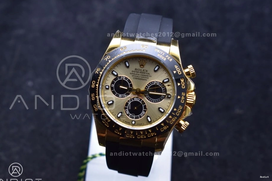 Snug 116518 Edition on Best Daytona ZF Oyster-flex LN (Gain YG Dial Strap Weight) SH4130 Black 770 1:1 0727